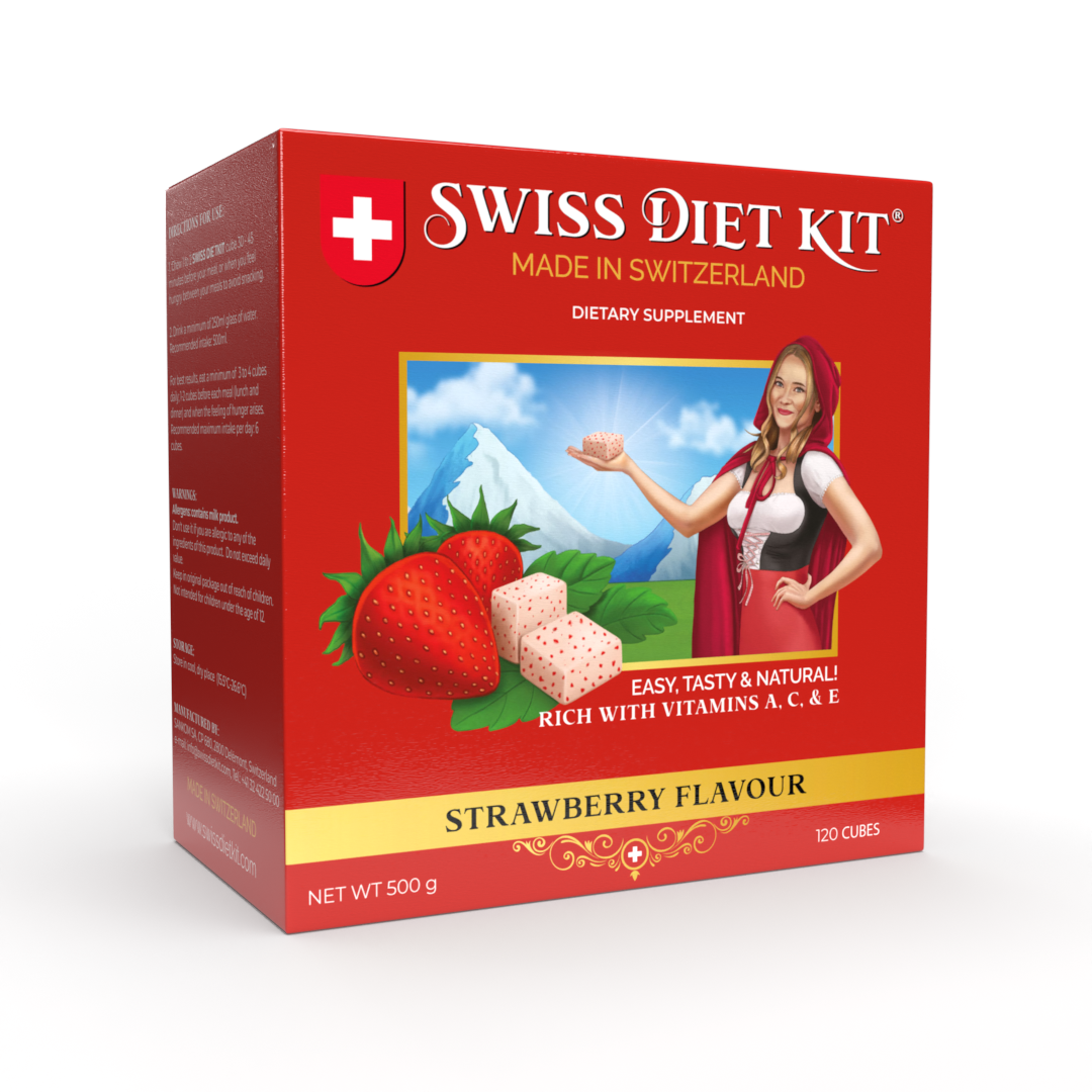 Swiss Diet Kit- STRAWBERRY, 4 weeks set - (500g) – Swiss Diet Kit